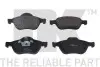 Колодки тормозные передние Renault Megane II(все модели) диск 15&quot; NK 223948 (фото 1)