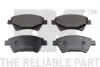 Тормозные колодки дисковые передние Renault Megane II/Scenic II/Grand Scenic II NK 223951 (фото 1)