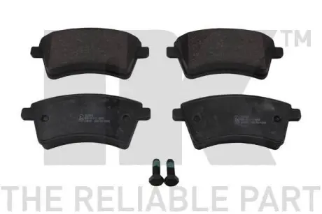 Гальмівні колодки передні Renault Kangoo 1.5 dCi 63/76/50 KW, 1.6 16V, 16V Hi-Flex 02/08- NK 223959