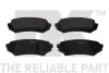 Тормозные колодки дисковые задние Toyota Land Сruiser (J100) 4,2 98-/Lexus LX II (UZJ100) 02- NK 224549 (фото 1)
