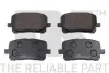 Тормозные колодки дисковые Toyota Avensis Verso 01- NK 224553 (фото 1)