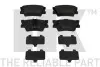 Тормозные колодки дисковые задние Toyota Rav 4 III 2.0 VVT-i, 2.2 D-4D, 2.2 06- NK 224577 (фото 1)