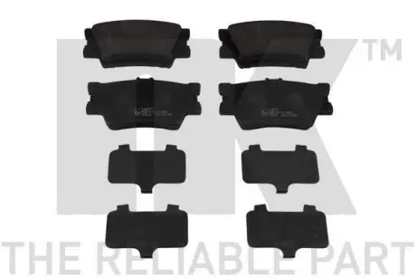 Гальмівні колодки дискові задні Toyota Rav 4 III 2.0 VVT-i, 2.2 D-4D, 2.2 06- NK 224577