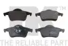 Колодки гальмівнідиск. Volvo S60/S70/S80/V70 2.0-3.0 12.95-04.10 NK 224821 (фото 1)