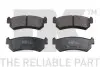 Комплект тормозов. колодок(→ 12.2006)_Chevrolet Lacetti/Daewoo Nexia/Leganza 97- NK 225009 (фото 1)
