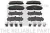 Тормозные колодки передние FIAT Freemont 2.0JTD 4X4 2011- NK 229331 (фото 1)