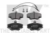Комплект передних тормозных колодок Dacia Logan/Sandero/Renault 19/21/Clio/Twingo NK 229957 (фото 1)