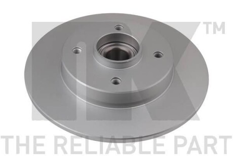 Диск гальмівний задній (з підшипником) PSA C3 II/III/C4 I/DS3/2008/207/208/307 2004- (Coated discs) NK 311952