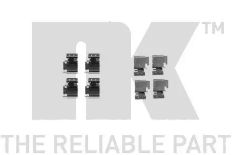 Ремкомплект колодок PSA Berlingo/Jumper/ Fiat Doblo/Ducato NK 7923298