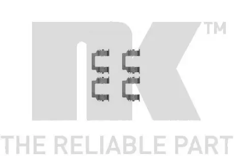 Пружина колодок тормозных NK 7930161