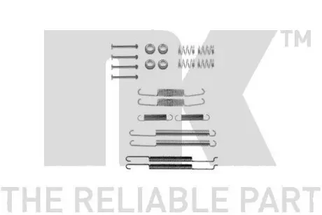 Комплект монтажний гальмівних колодок NK 7947726
