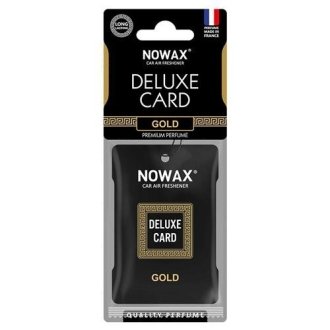 Ароматизатор целлюлозный (на зеркало) серия Delux Card - Gold NOWAX NX07731