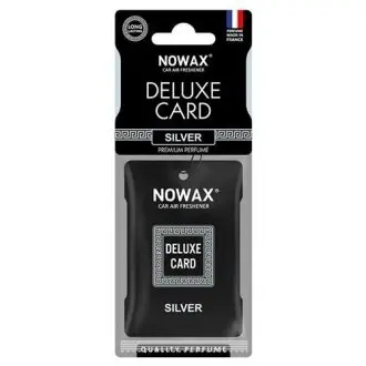 Ароматизатор целлюлозный (на зеркало) серия Delux Card - Silver NOWAX NX07732