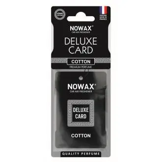 Ароматизатор целлюлозный (на зеркало) серия Delux Card - Cotton NOWAX NX07734