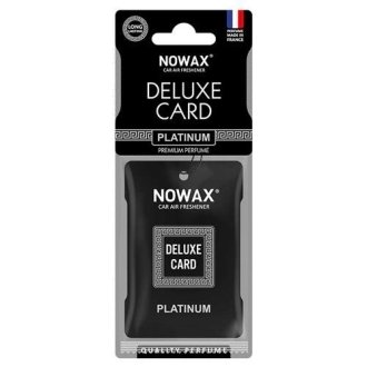 Ароматизатор целлюлозный (на зеркало) серия Delux Card - Platinum NOWAX NX07735