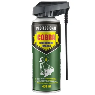 Силіконова змазка Silicone Spray Professional Cobra. 450ml NOWAX NX45700
