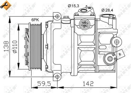 Компресор NRF 32147