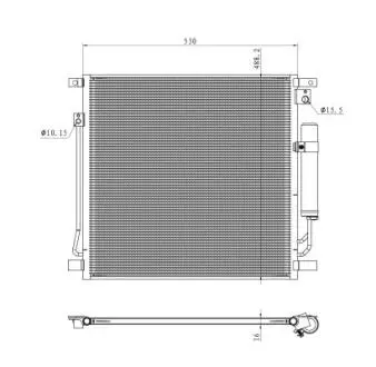 Радиатор кондиционера NRF 350502