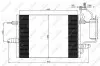 Радіатор кондиціонера (з осушувачем) Opel Meriva A 1.4-1.8 05.03-05.10 NRF 35599 (фото 2)