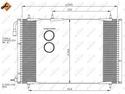 Конденсатор NRF 35836 (фото 1)