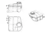 Расширительный бачок Ford Transit Connect/Focus 98- NRF 454035 (фото 5)