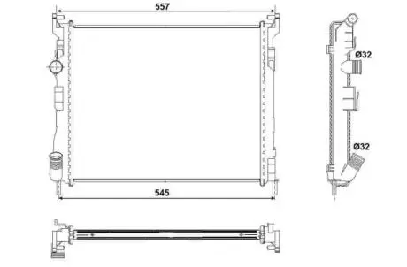 Радіатор охолодження NRF 53032