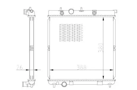 Радиатор охлаждения NRF 550016