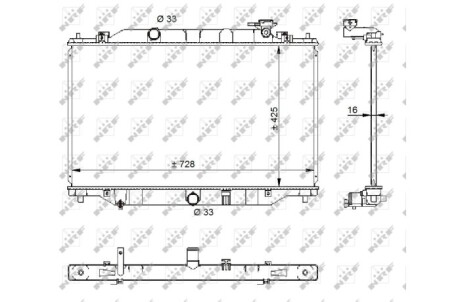 Радіатор NRF 59206