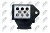 Резистор вентилятора радиатора Citroen Berlingo Multispace, Berlingo/Minivan Peugeot 307, Partner Tepee, Partner/Minivan 1.6/1.6D 03.03- NTY ERD-CT-007 (фото 4)