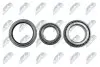 Комплект підшипників ступиці передньої Mitsubishi Pajero 90-/L200 4WD, L300 4WD NTY KLP-TY-041 (фото 3)