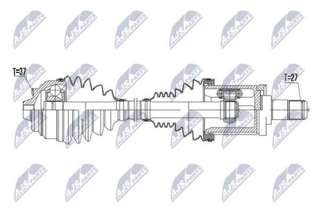 Напіввісь NTY NPW-BM-055