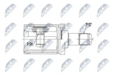 ШРУС / Шарнир равных угловых скоростей NTY NPW-BM-059