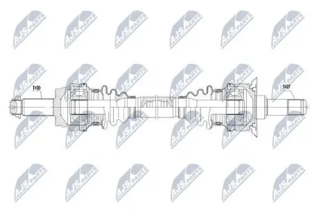 Напіввісь NTY NPW-BM-069