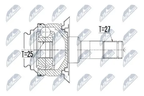 ШРУС / Шарнір рівних кутових швидкостей NTY NPW-BM-070
