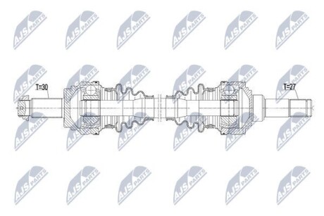 ПОЛУОСЬ NTY NPW-BM-077