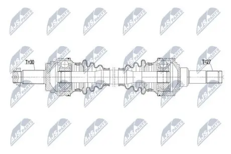 Піввісь NTY NPW-BM-077