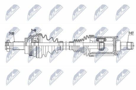 Напіввісь NTY NPW-BM-081