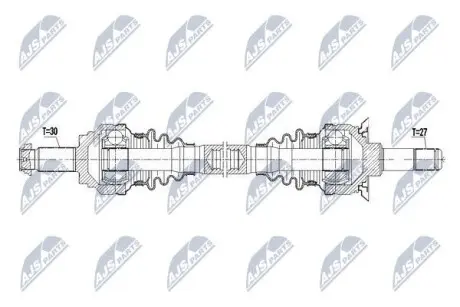 Піввісь NTY NPW-BM-085