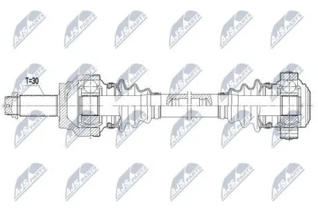 Напіввісь NTY NPW-BM-089