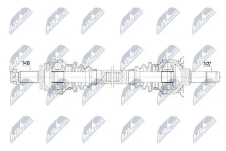Піввісь NTY NPW-BM-099