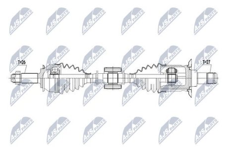 Напіввісь NTY NPW-BM-103