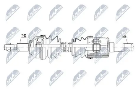 Напіввісь NTY NPW-CH-034