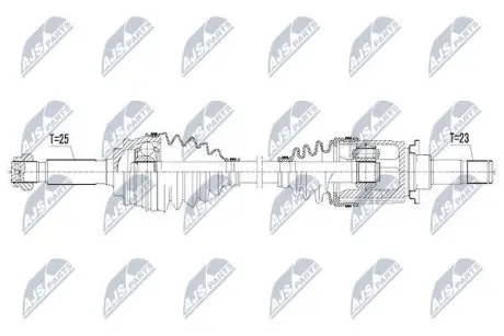 Напіввісь NTY NPW-CH-048