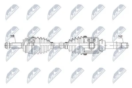 Полуось NTY NPW-CH-064
