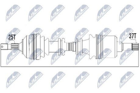 Полуось NTY NPW-CT-016