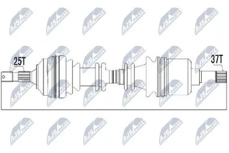 Полуось NTY NPW-CT-016
