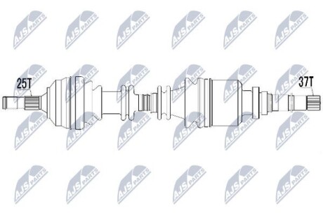 Полуось NTY NPW-CT-017