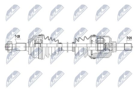 Полуось NTY NPW-CT-051