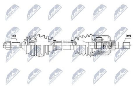 Напіввісь NTY NPW-CT-055