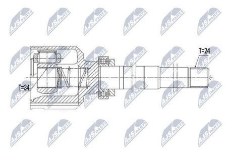 Шарнир равных угловых скоростей NTY NPW-CT-058